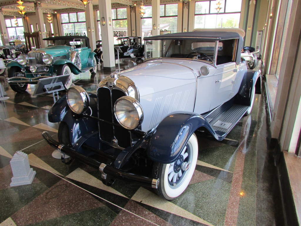 Auburn car on display at the Auburn Cord Duesenberg Museum.